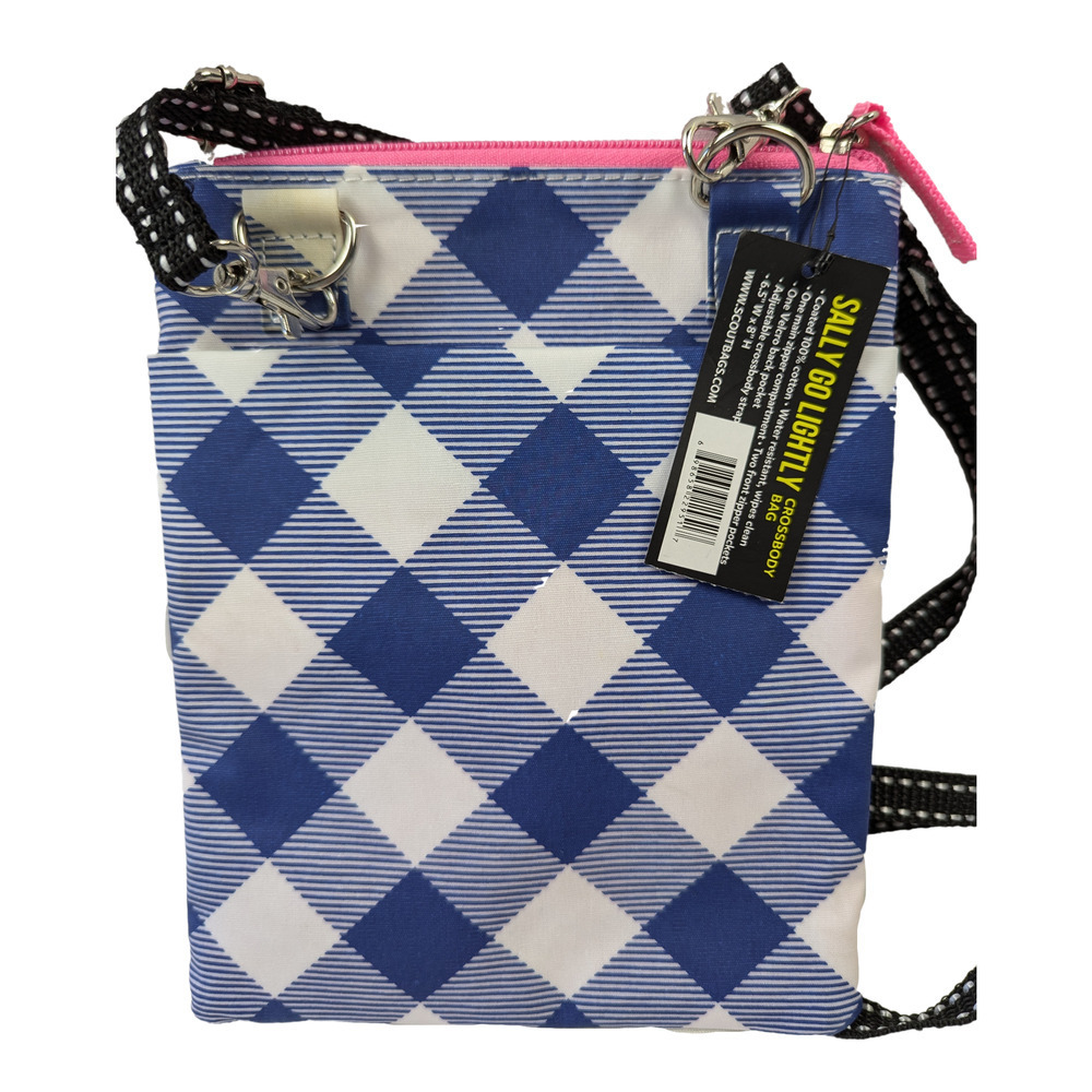 Scout Sally-Go-Lightly Blue & White Crossbody Bag NWT - Picture 2 of 8